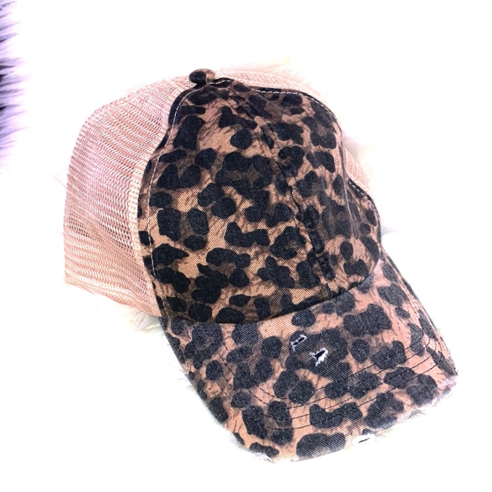 DAVID & YOUNG Leopard Baseball Snapback Hat